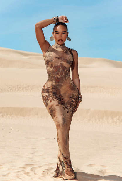 Atticus Cover Up Dress - Moroccan Sands