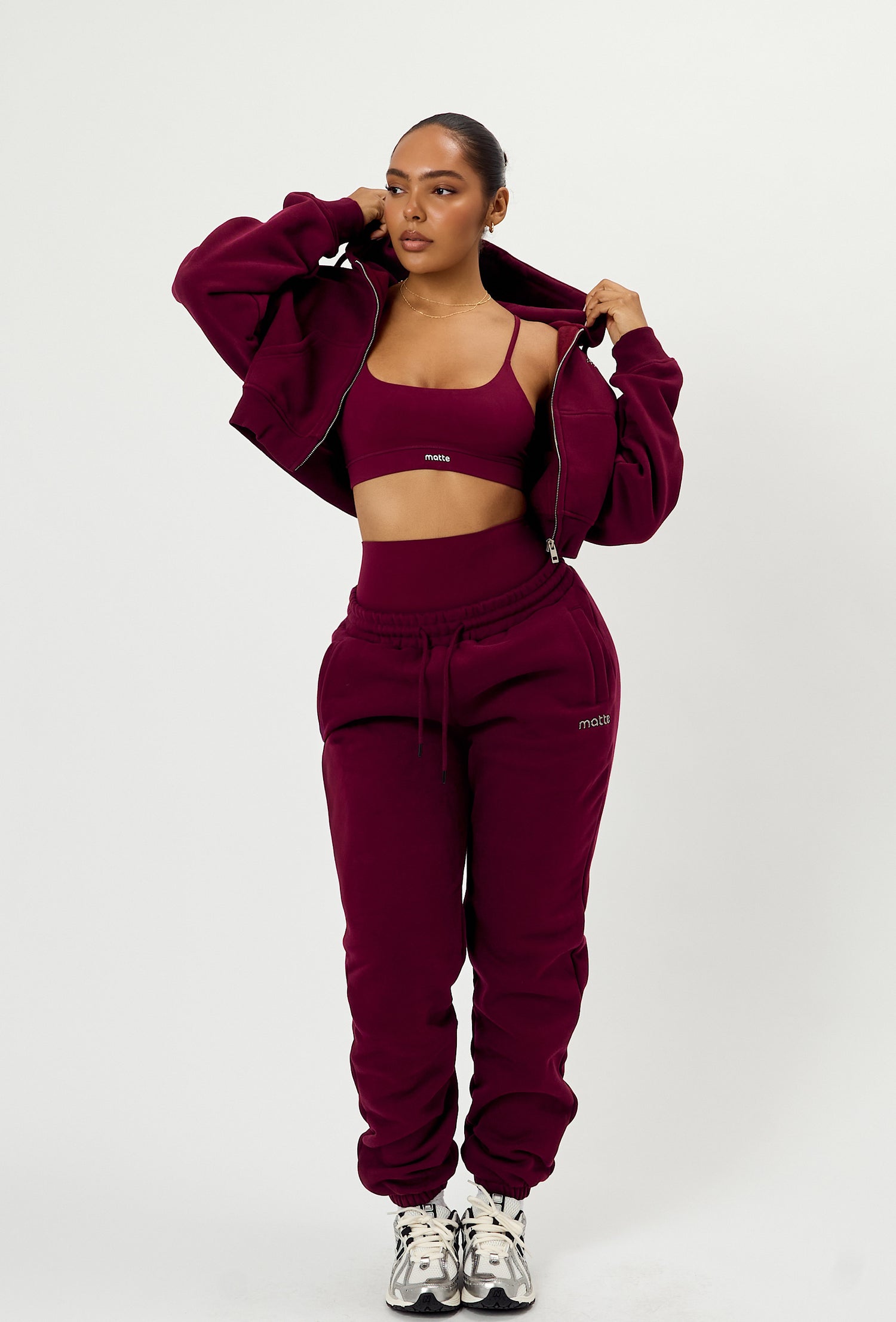 Staple Jogger - Burgundy