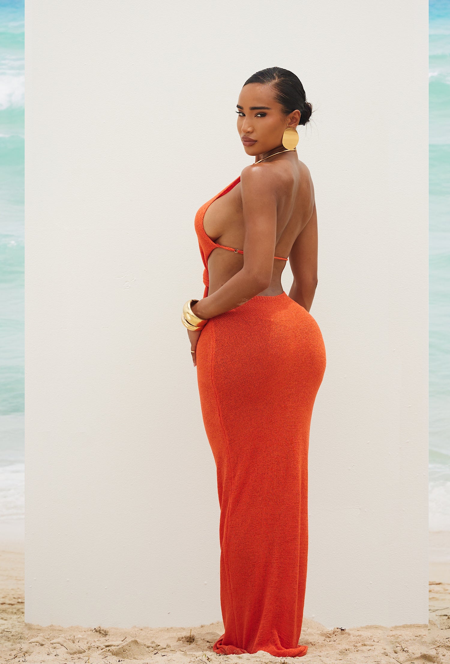 Matte Resort Amara Dress - Sunset