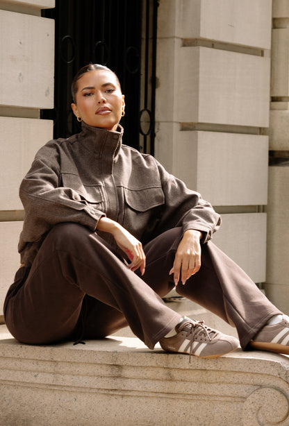High Line Tweed Bomber