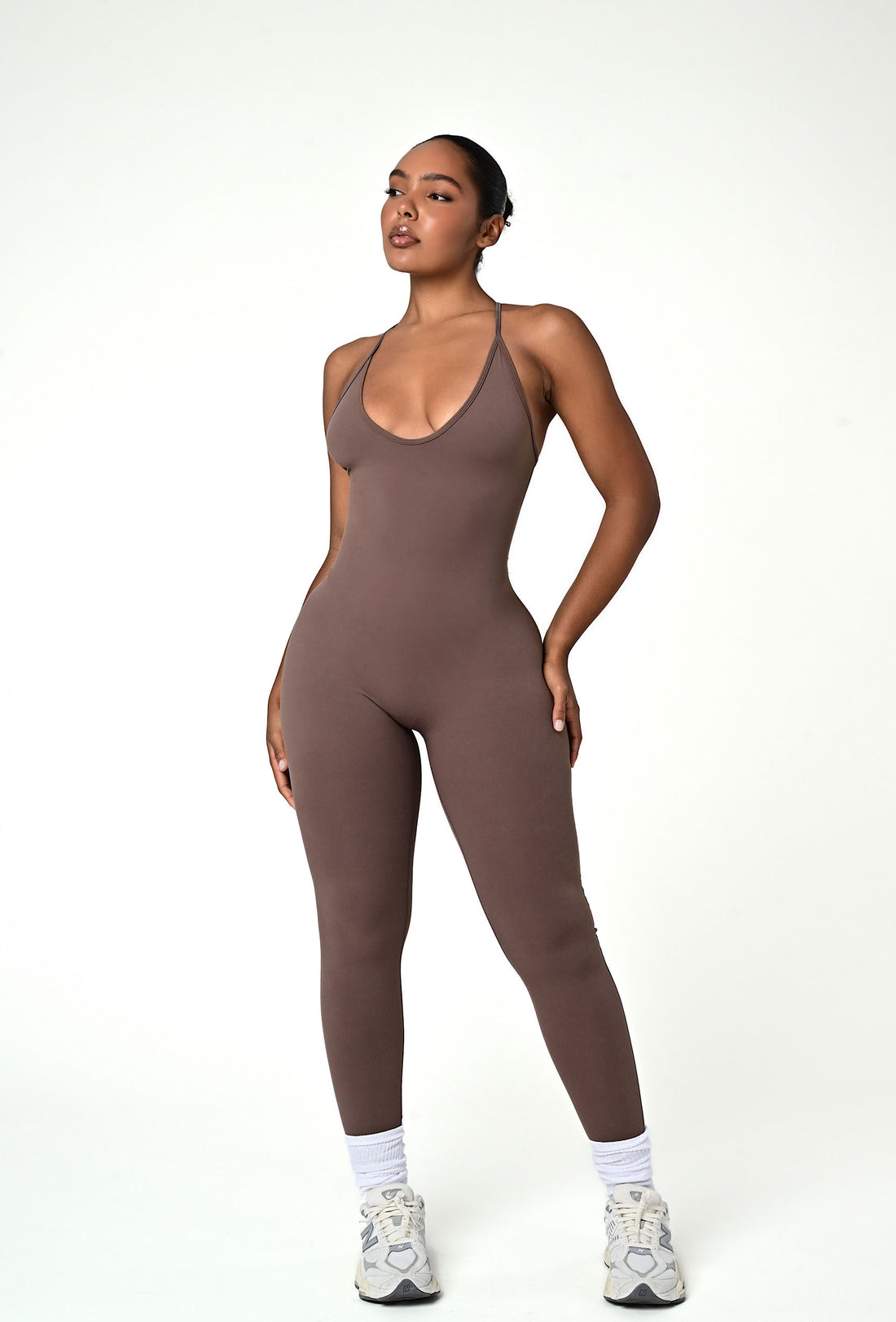 Layer One Jumpsuit - Soft Cocoa