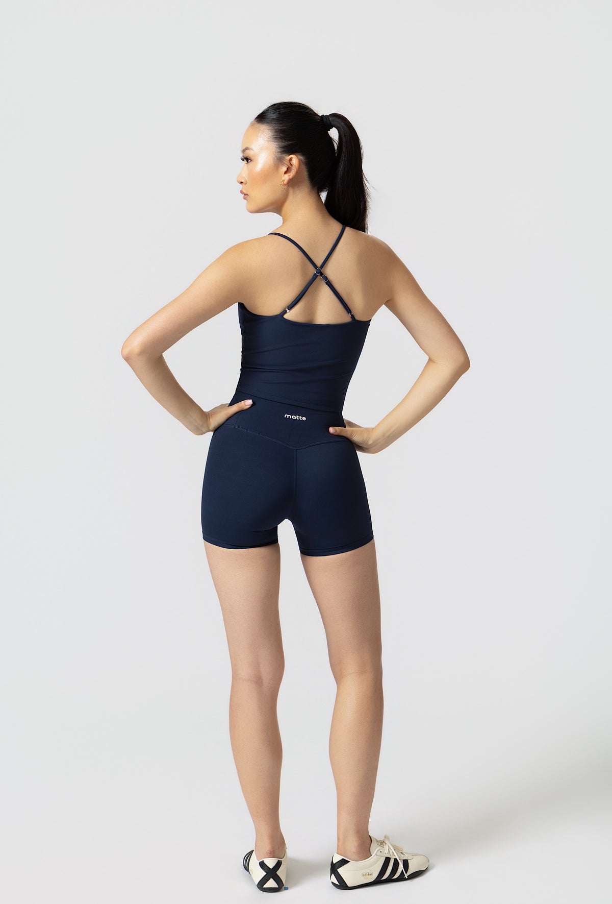 Essential 4" Biker Shorts - Navy