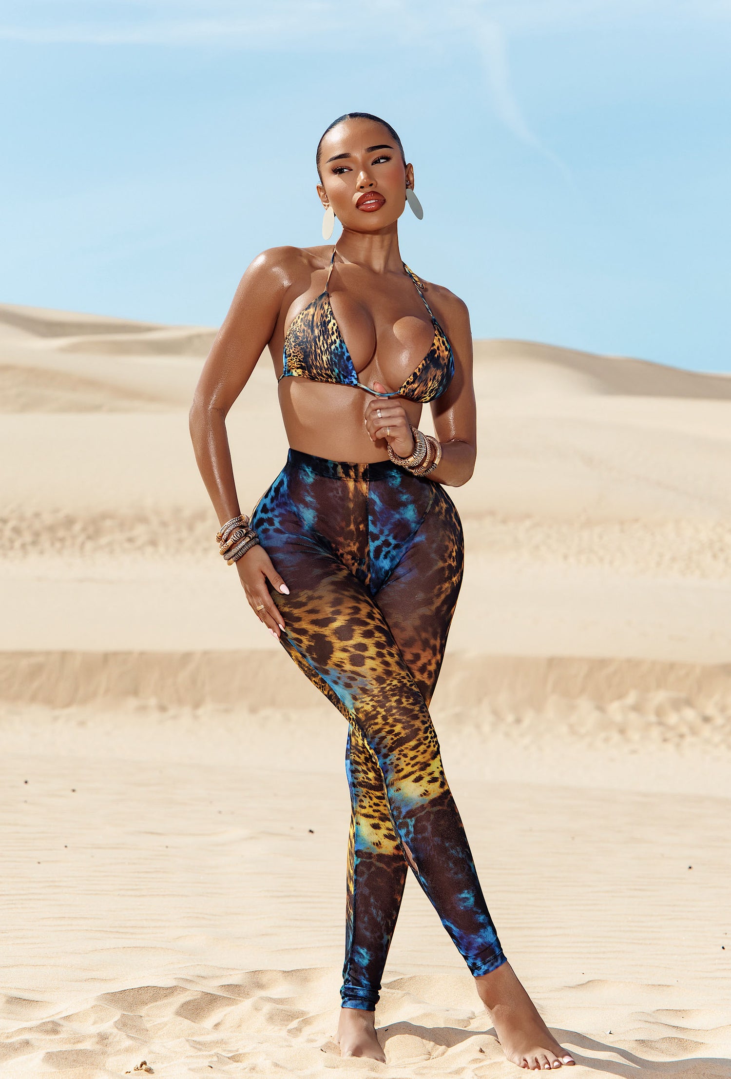 Niccolo 3 Piece Pants Set - Desert Azure