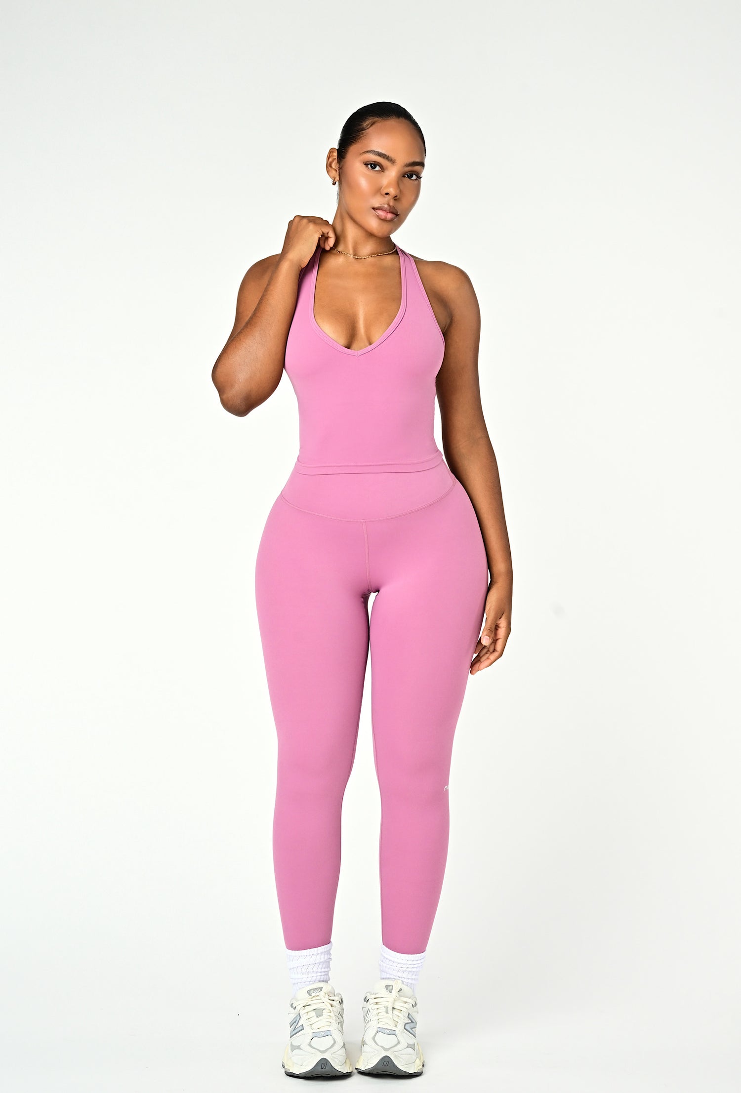 Linea Halter Top - Pink Cloud