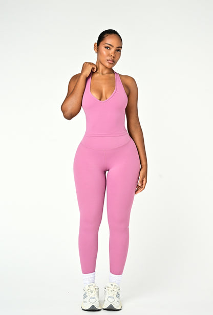 Linea Halter Top - Pink Cloud