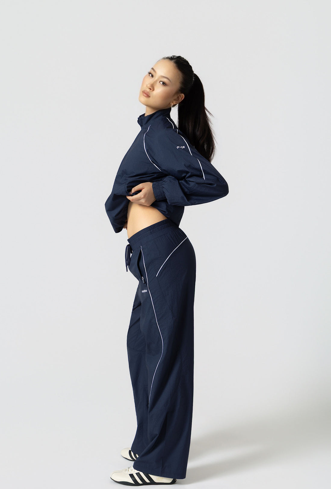 Academy Windbreaker Pants - Navy