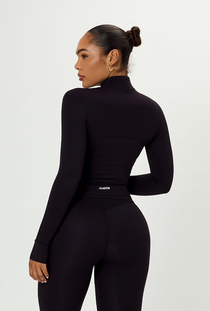 Contour Half Zip - Black