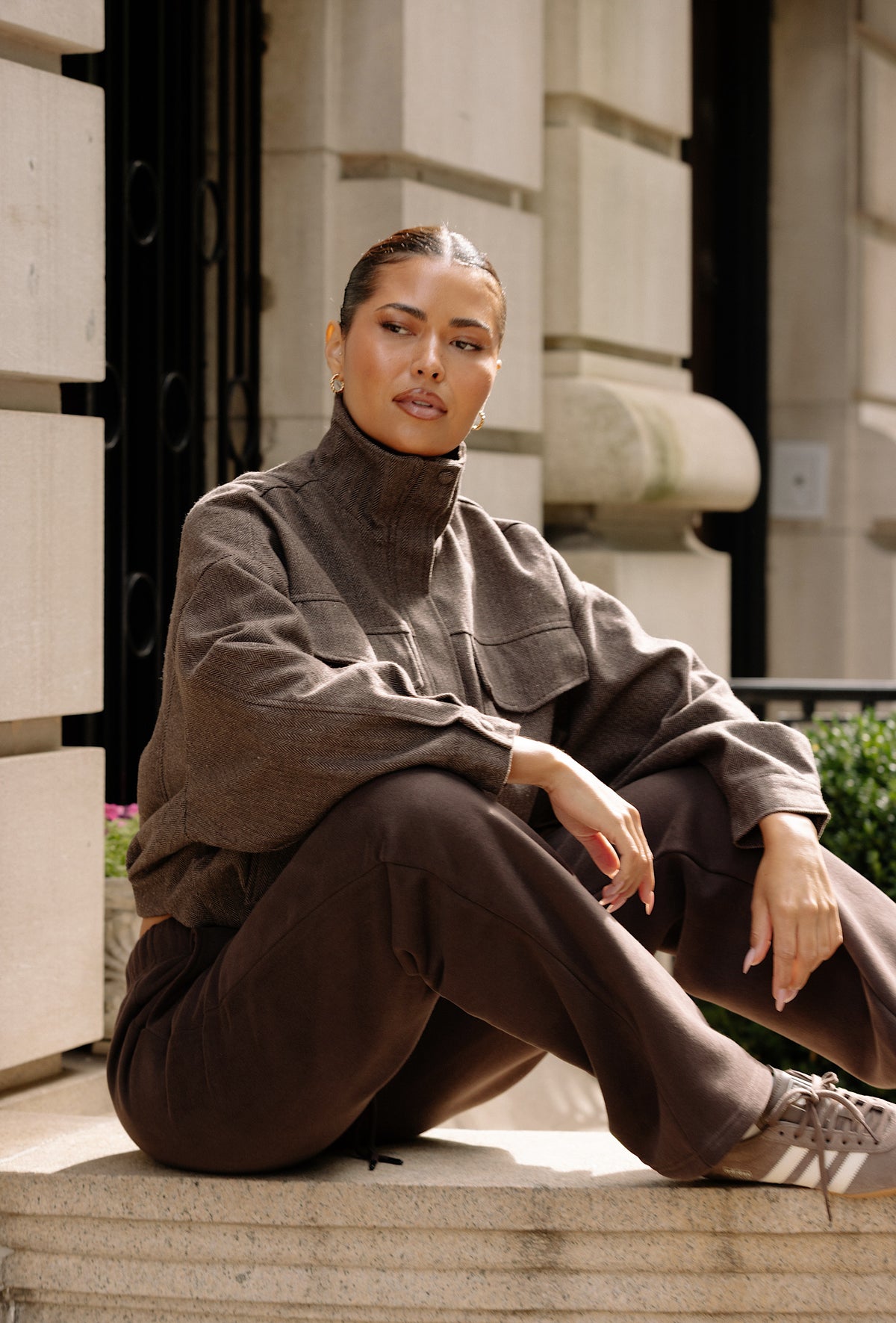 High Line Tweed Bomber