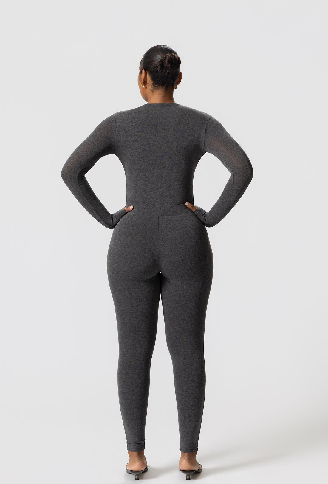 Matte Basix Sculpt Leggings - Charcoal