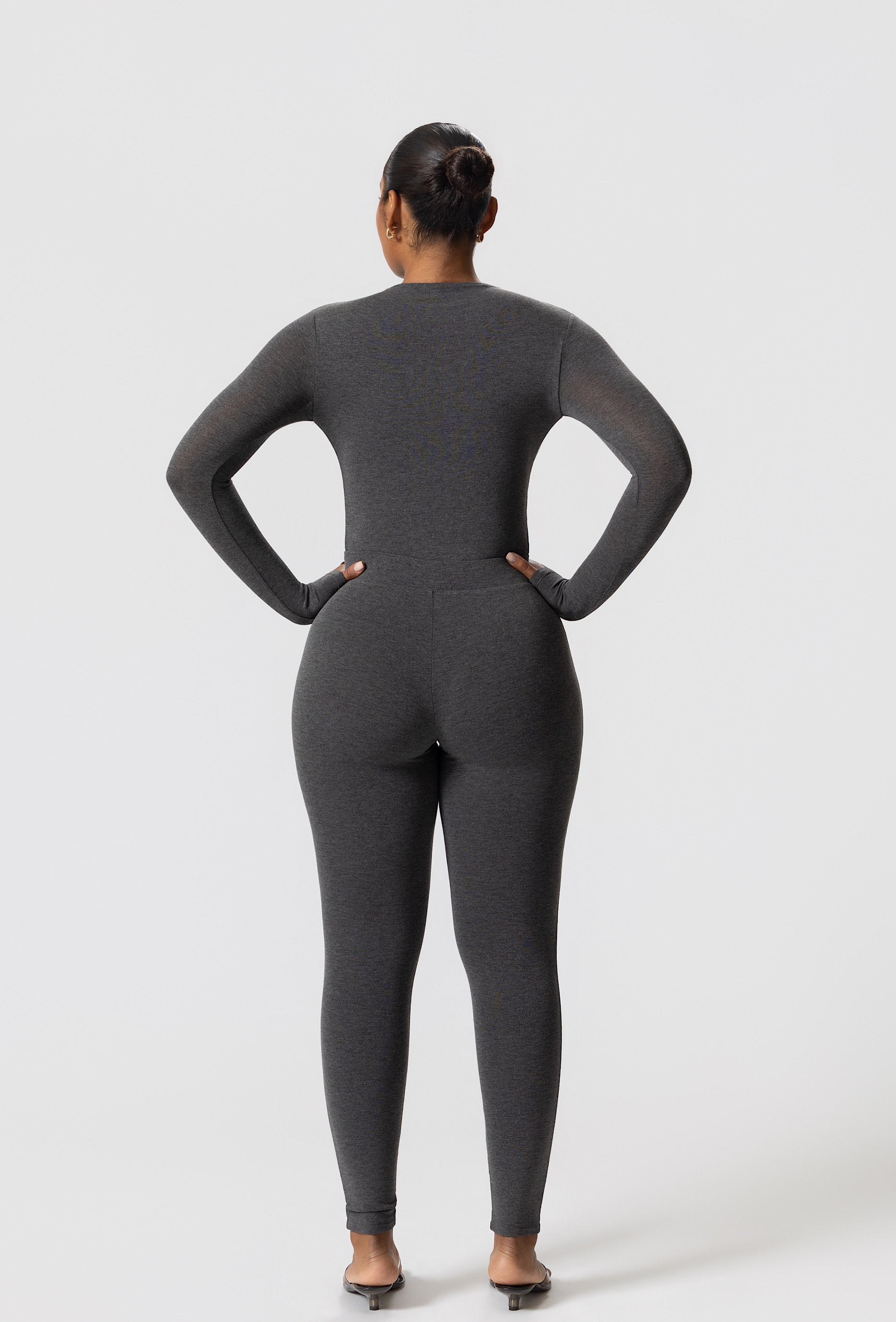 Matte Basix Sculpt Leggings - Charcoal