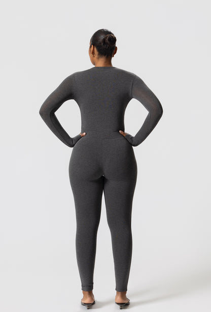 Matte Basix Sculpt Leggings - Charcoal