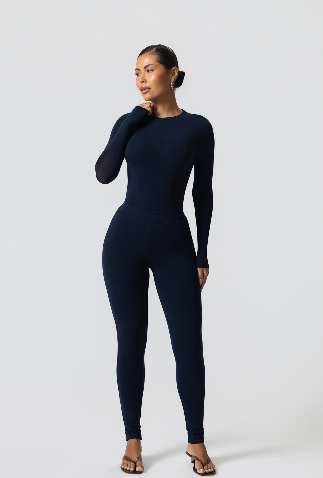 Matte Basix Sculpt Leggings - Navy