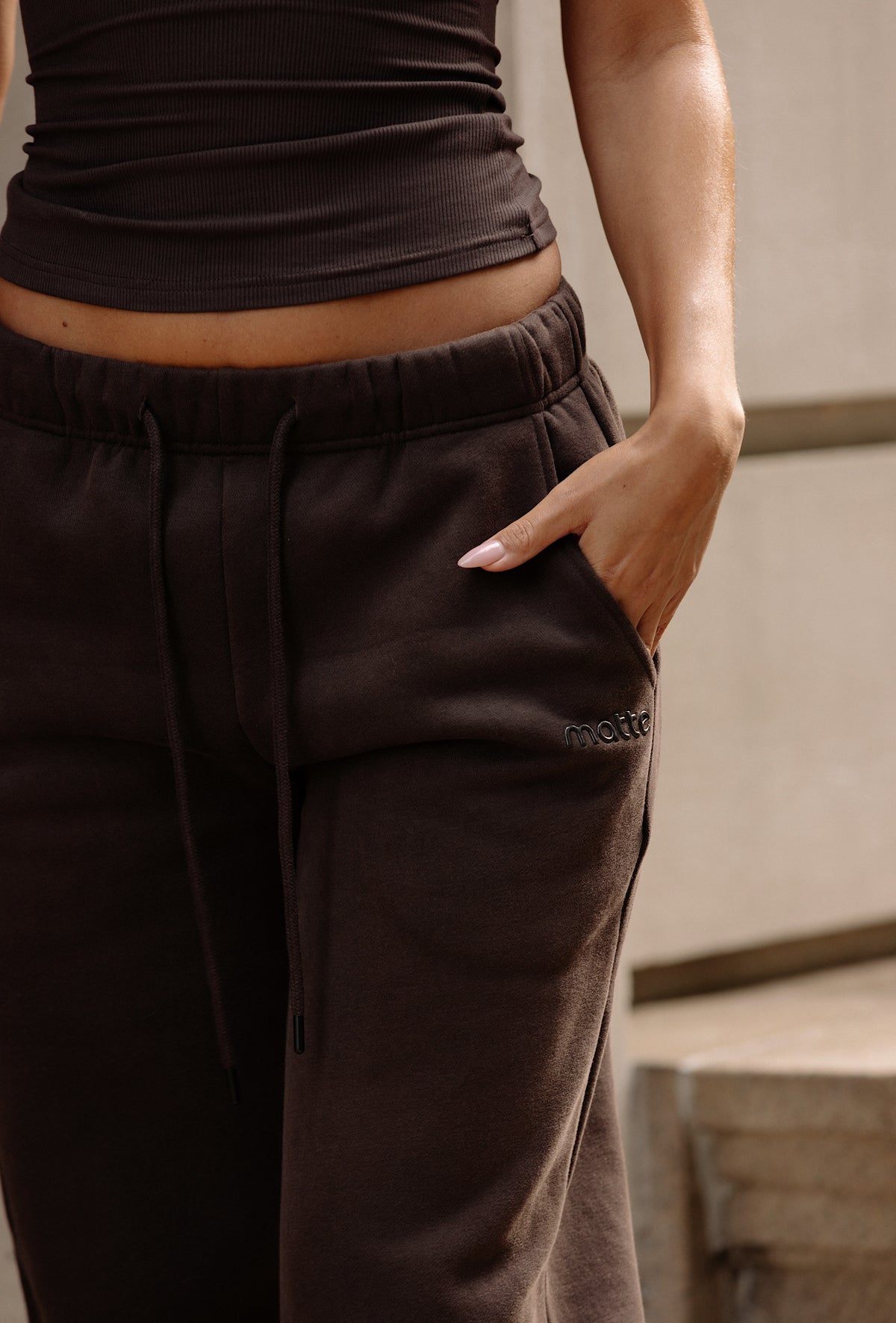 Staple Wide Leg - Espresso