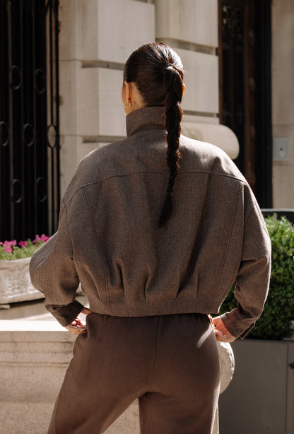 High Line Tweed Bomber