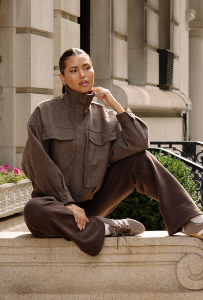High Line Tweed Bomber