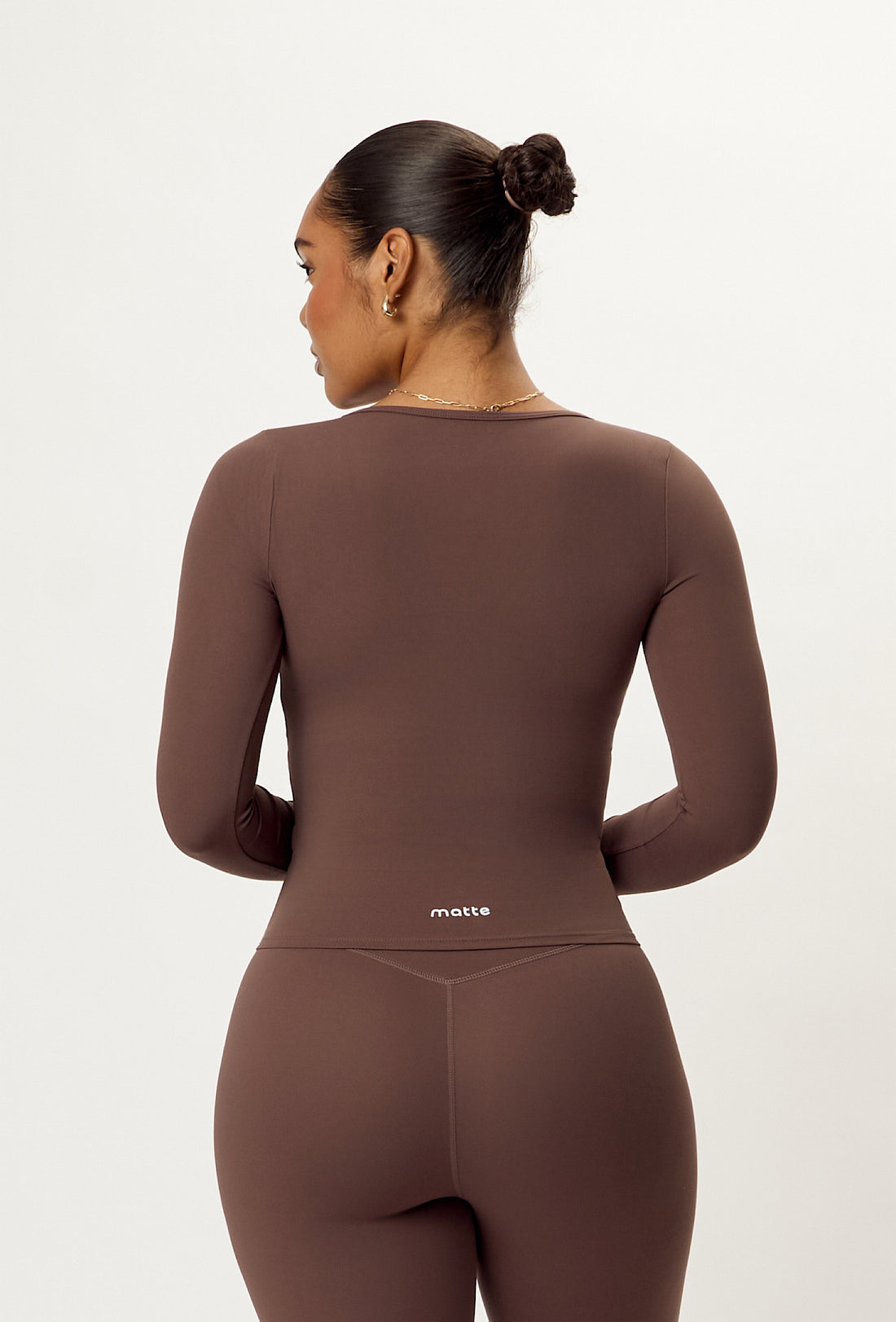 Sweetheart Cross Top - Cocoa