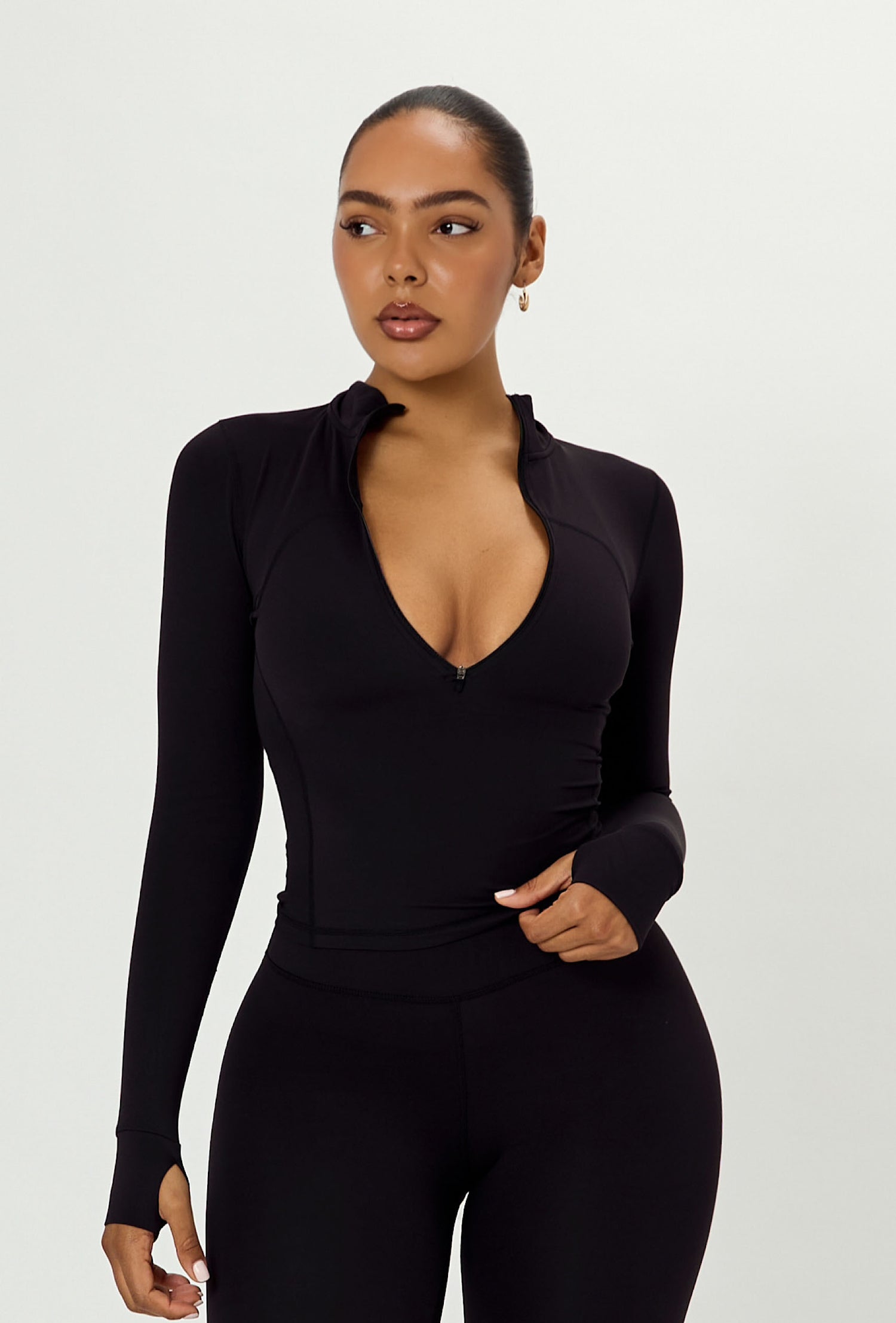 Contour Half Zip - Black