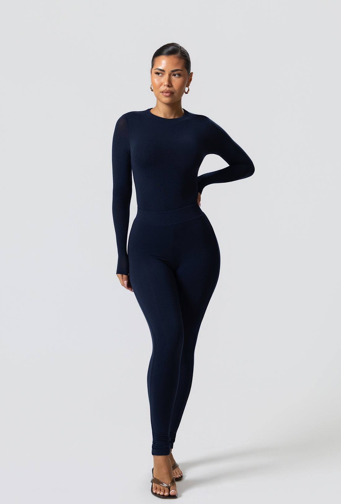 Matte Basix Sculpt Leggings - Navy