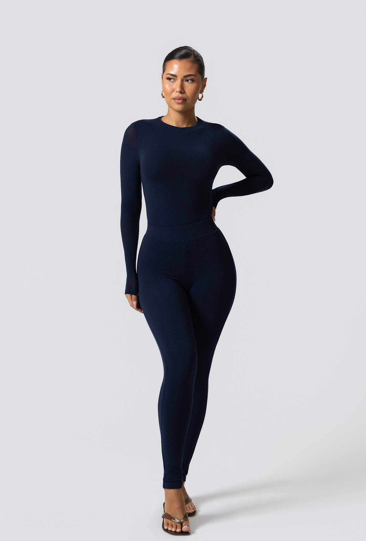 Matte Basix Sculpt Leggings - Navy