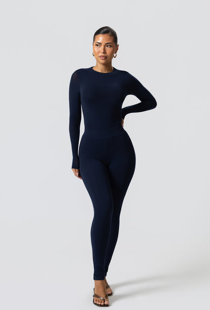Matte Basix Sculpt Leggings - Navy