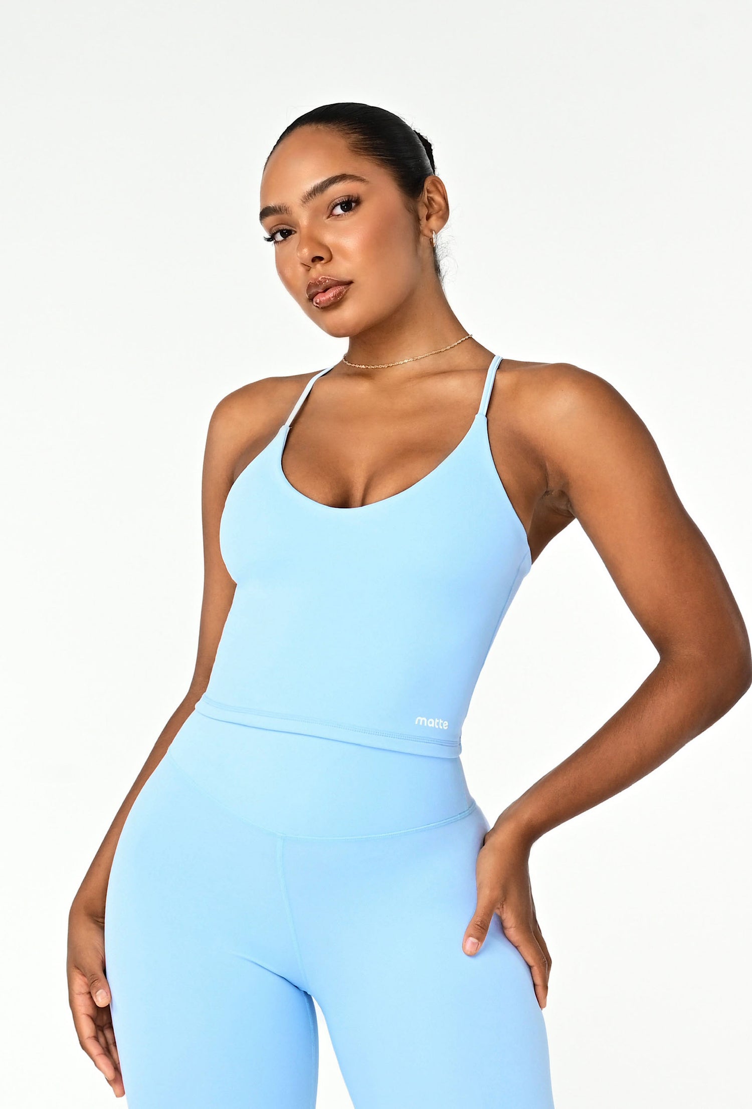 Bareform Double Layer Tank - Ice Blue