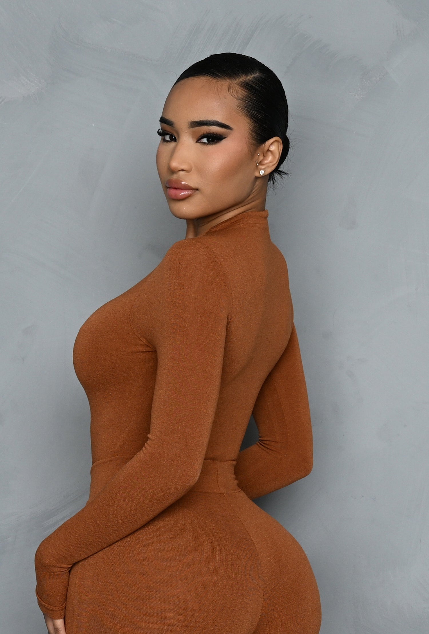 Matte Basix Sculpt Bodysuit - Sienna