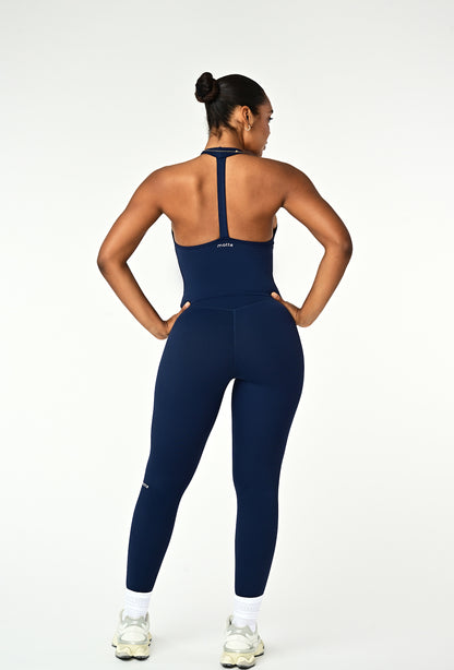 Linea Halter Top - Navy