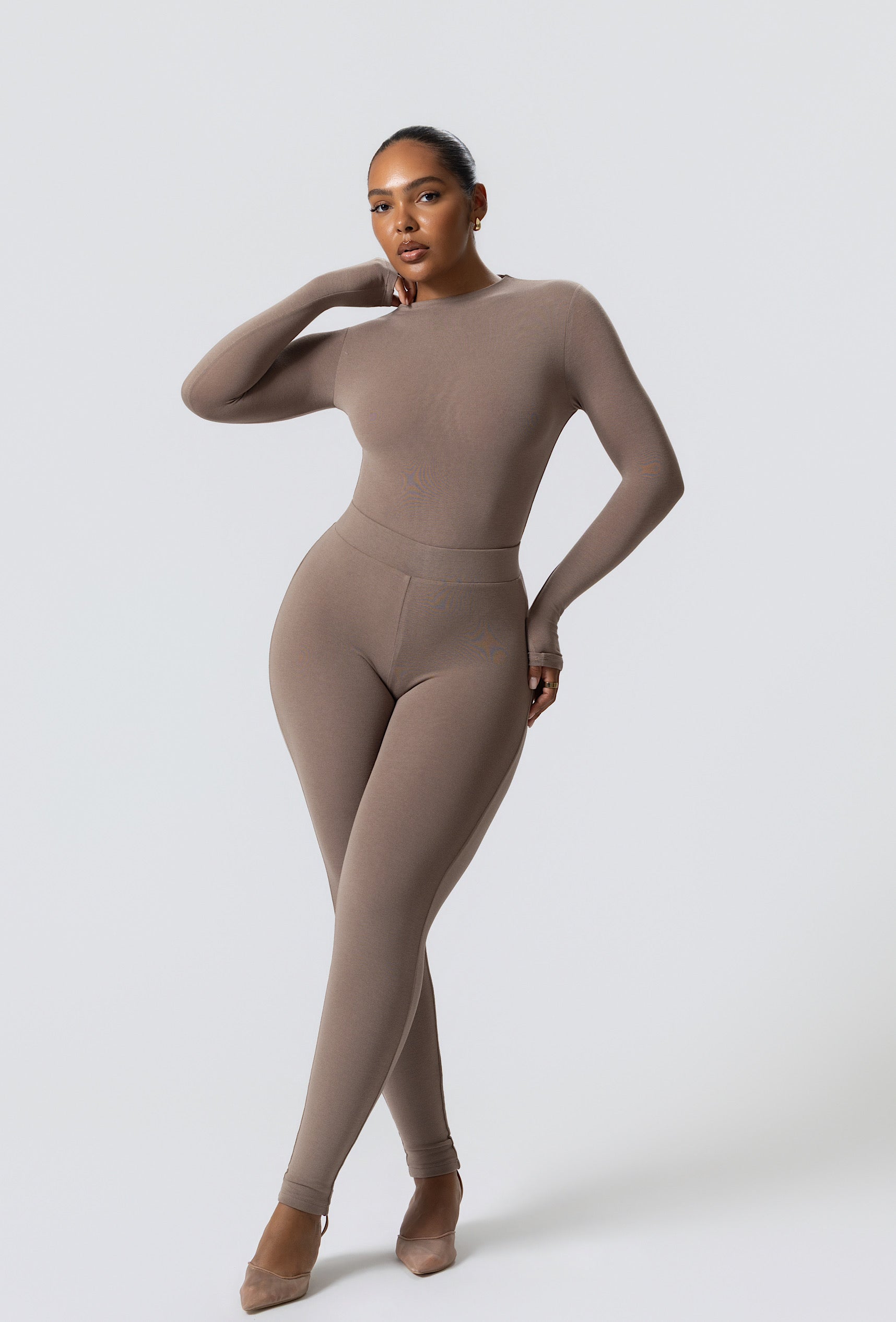 Matte Basix Sculpt Leggings - Nude