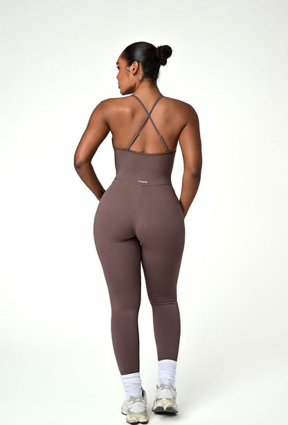 Layer One Jumpsuit - Soft Cocoa
