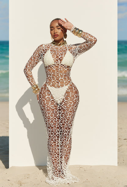 Celia Cover Up Dress - Cloud