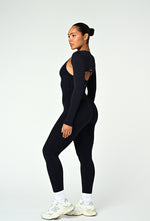 Align Long Sleeve Crop Top - Black