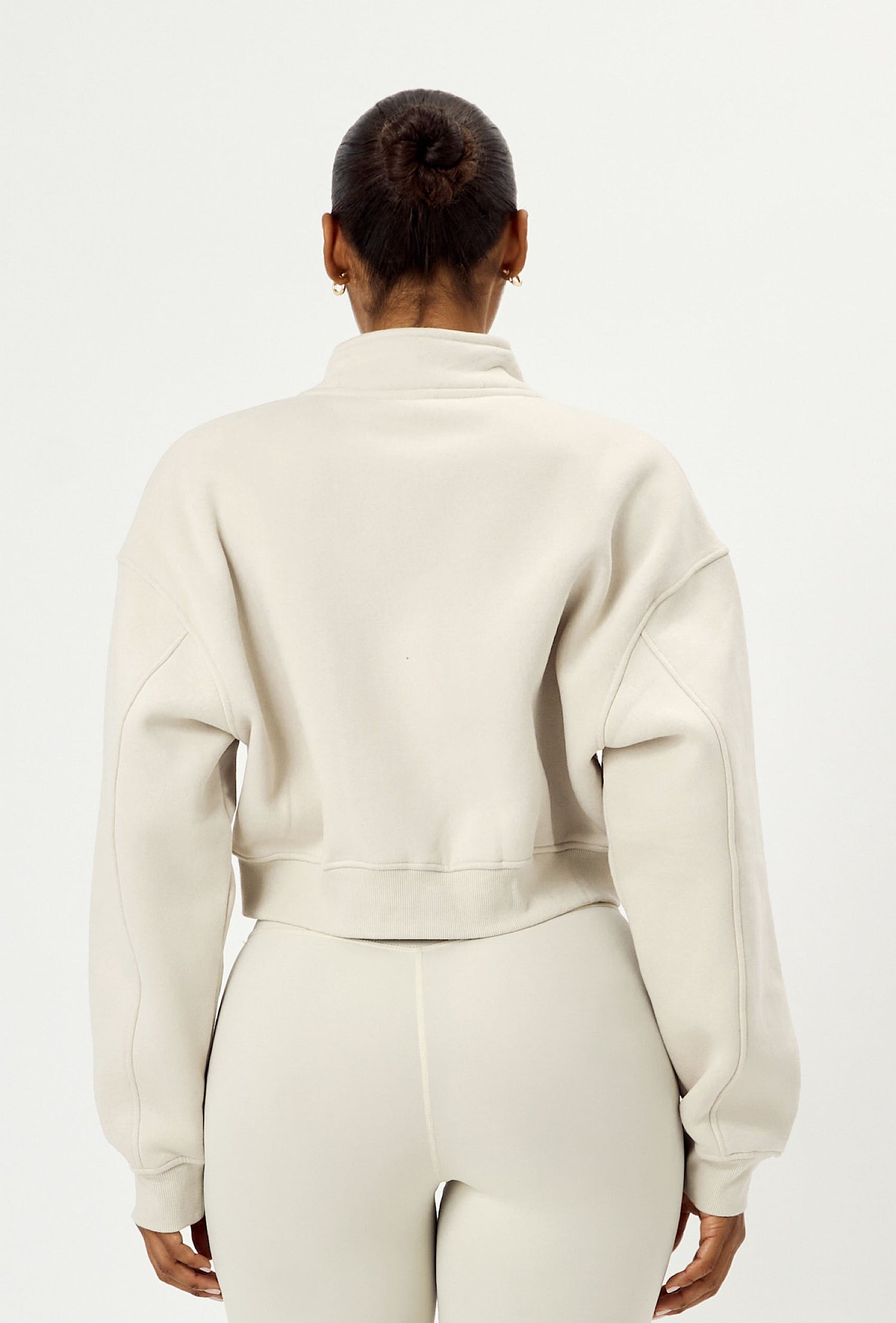 Matte Varsity Jacket - Vanilla