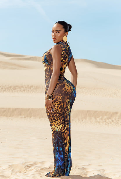 Atticus Cover Up Dress - Desert Azure
