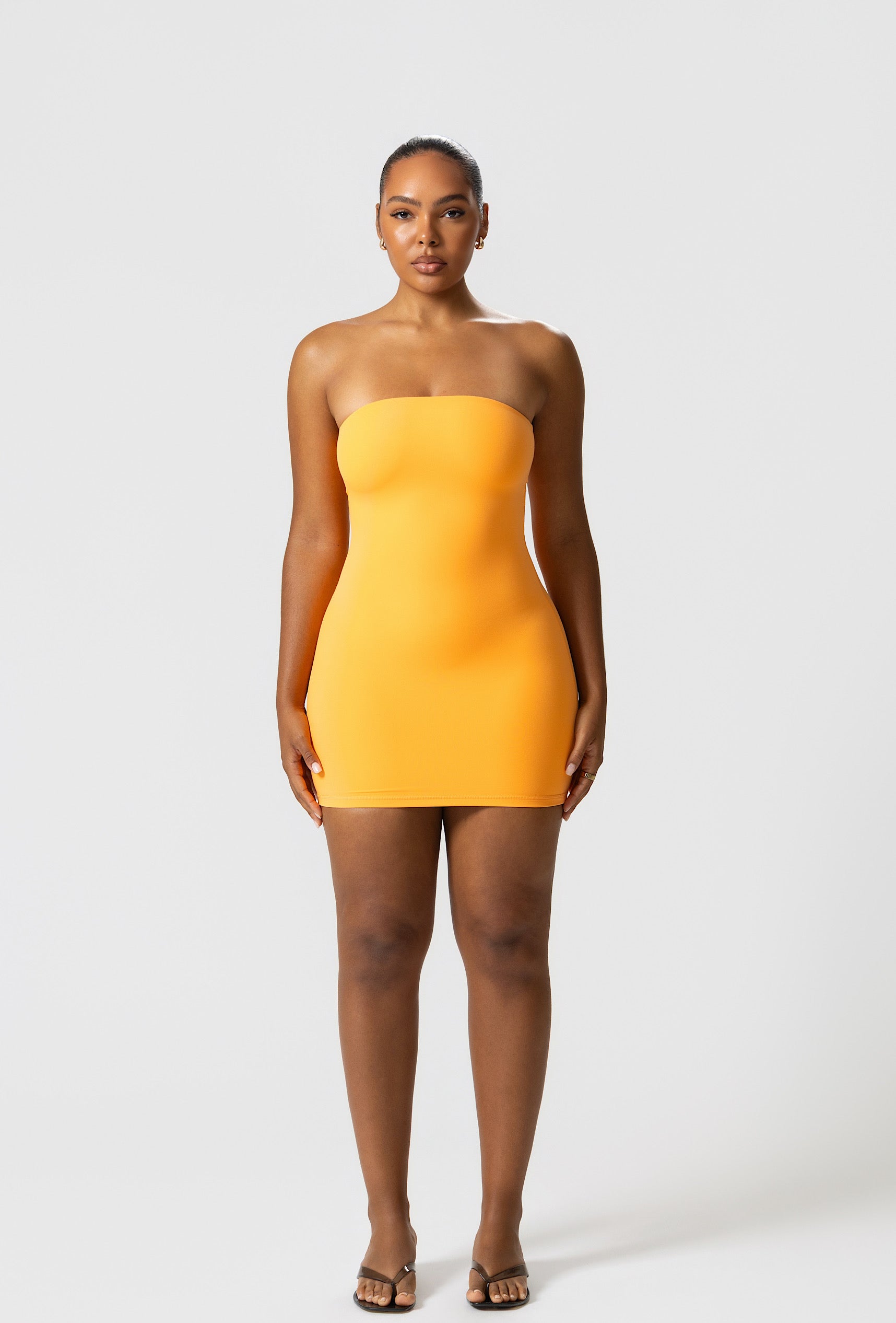 Sculpting Tube Mini Dress- Bellini