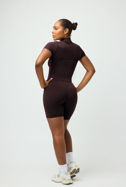 Contour Mock Neck - Espresso