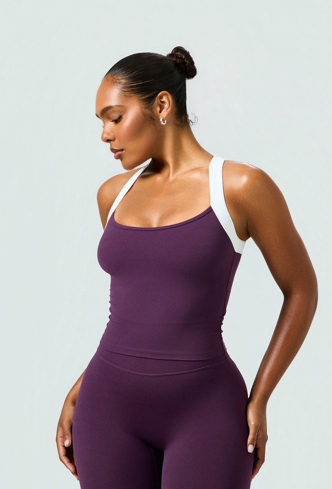 Soft Cinch Tank - Plum