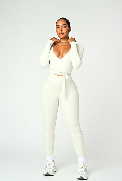 Forma Wrap Top - Vanilla