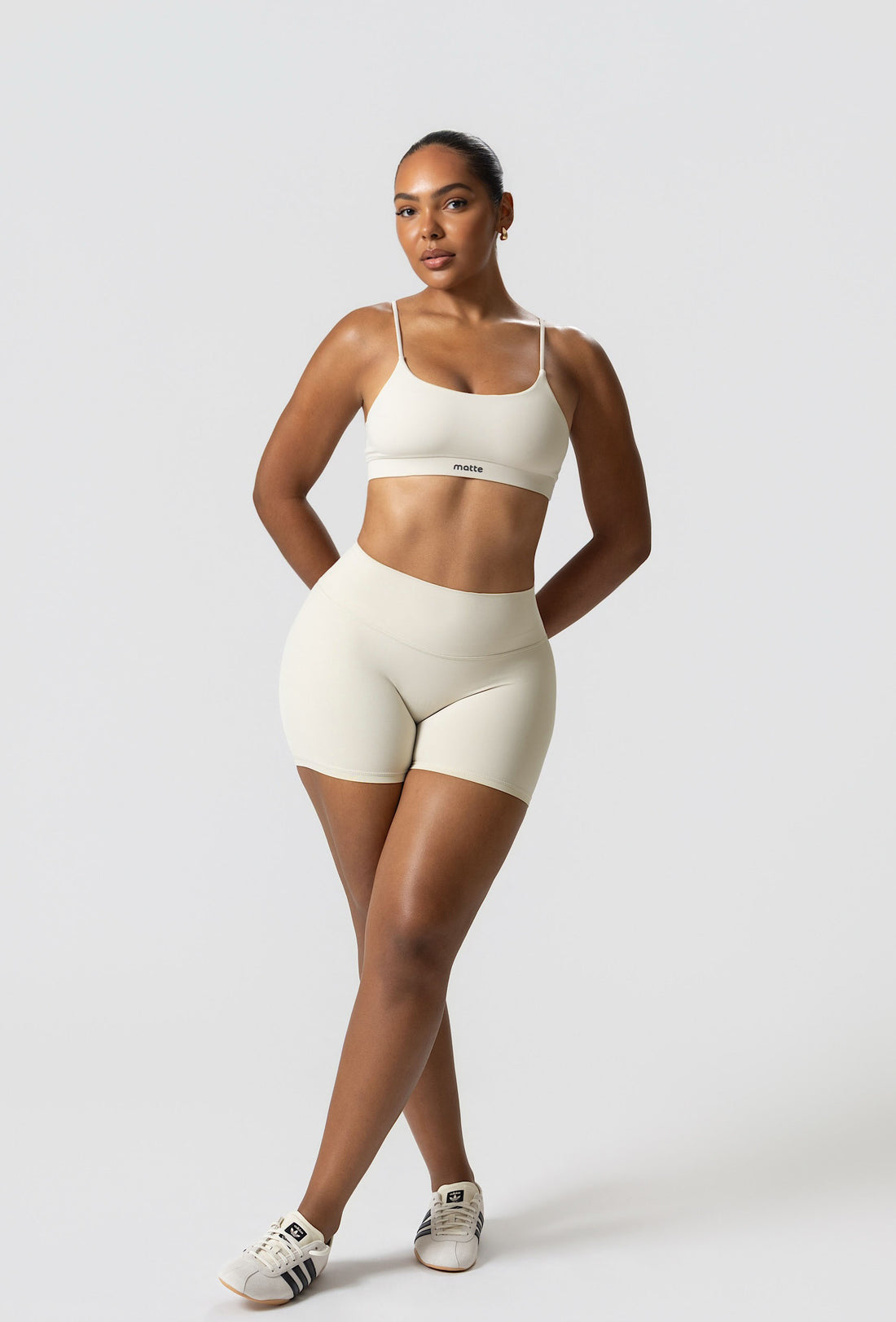 Essential 4" Biker Shorts - Iced Vanilla