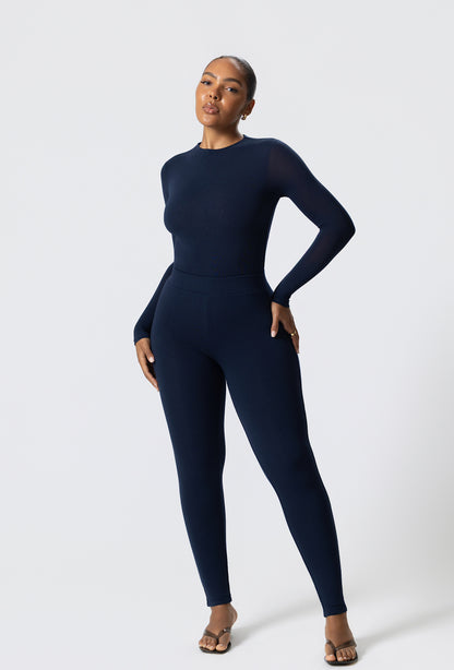 Matte Basix Sculpt Leggings - Navy