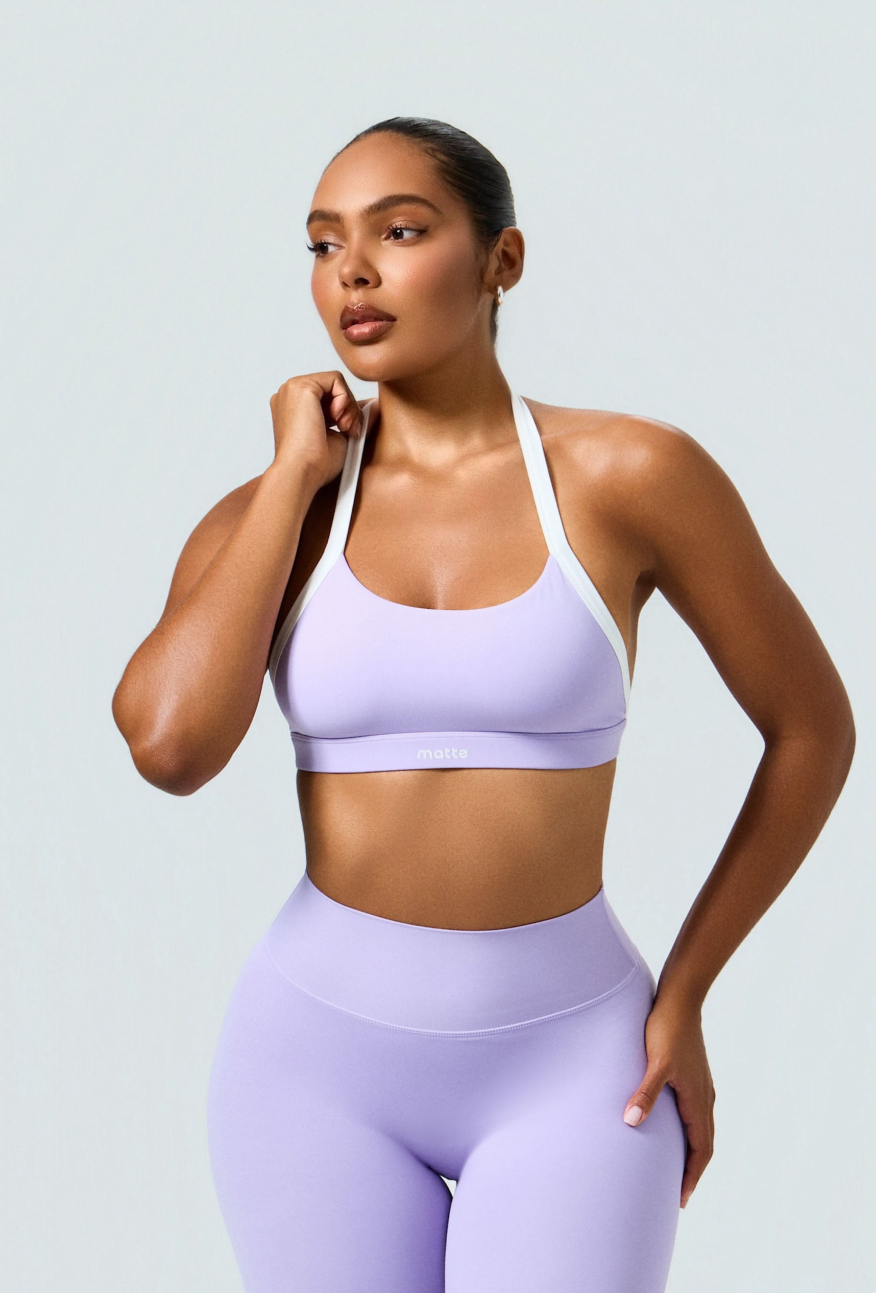 Form Halter Bra - Lilac