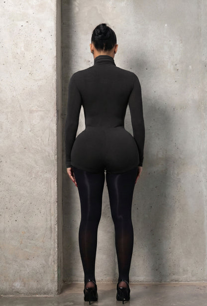 Matte Basix Sculpt Hot Pants - Slate Gray