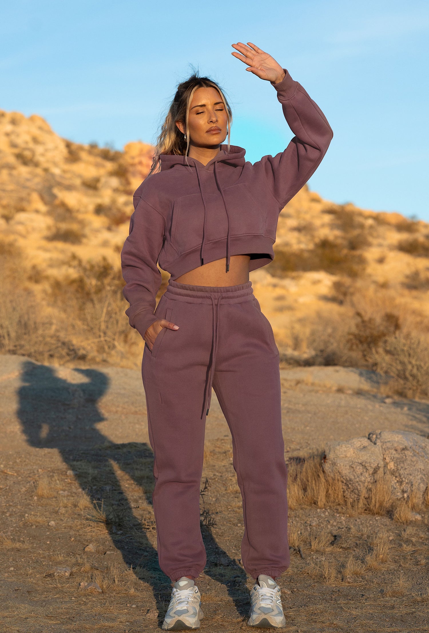 Staple Jogger - Plum