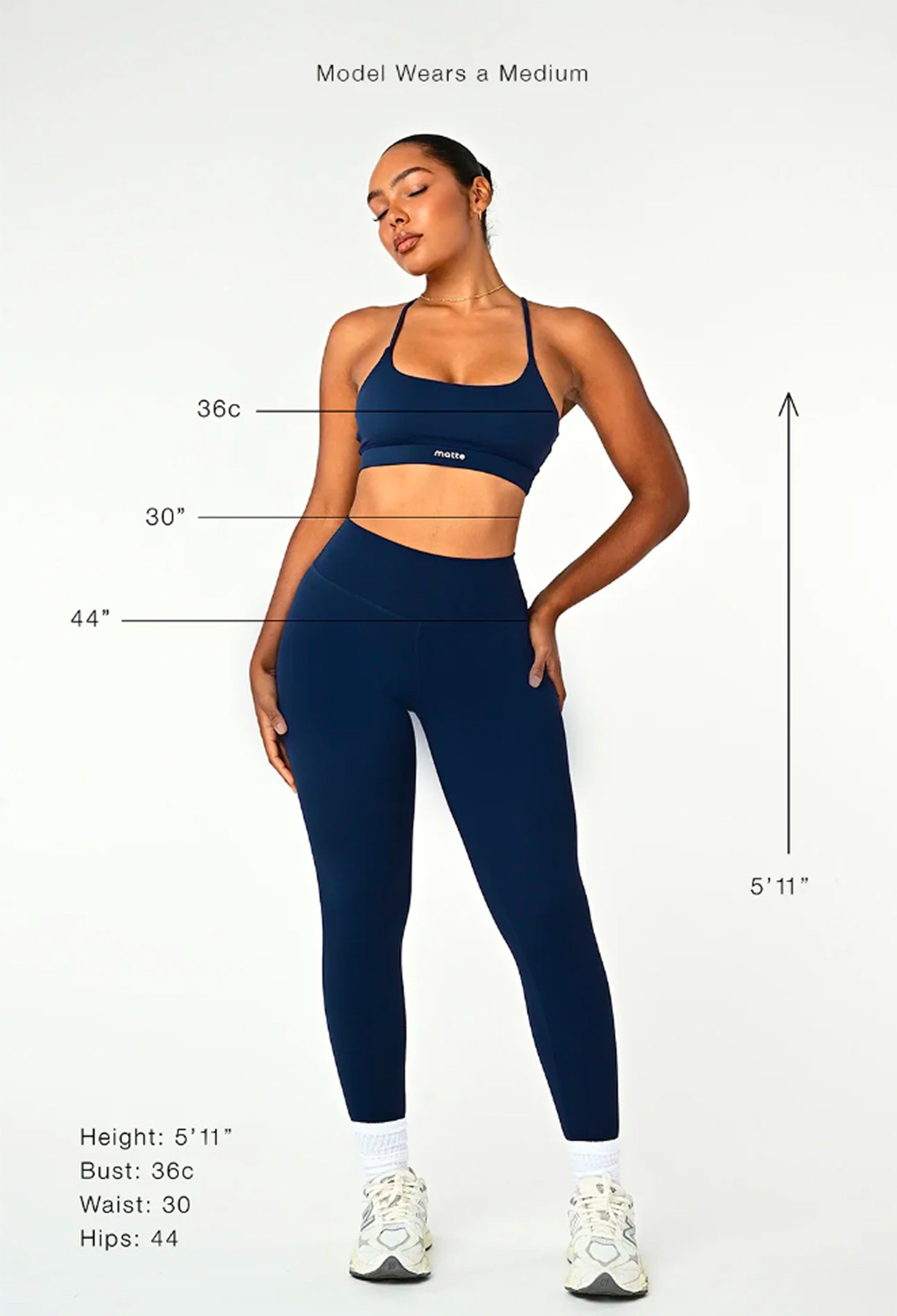 Matte Basix Sculpt Leggings - Black