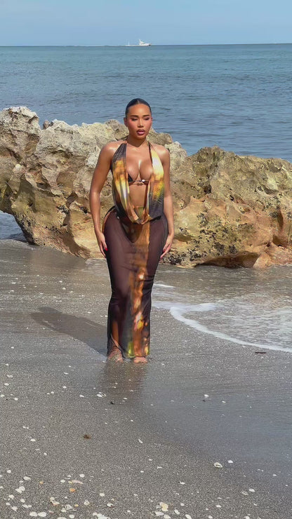 Makari Cover Up Dress - Solara Romance