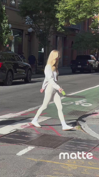 Tempo Cropped Windbreaker - Vanilla