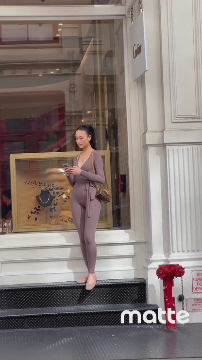 Layer One Jumpsuit - Soft Cocoa