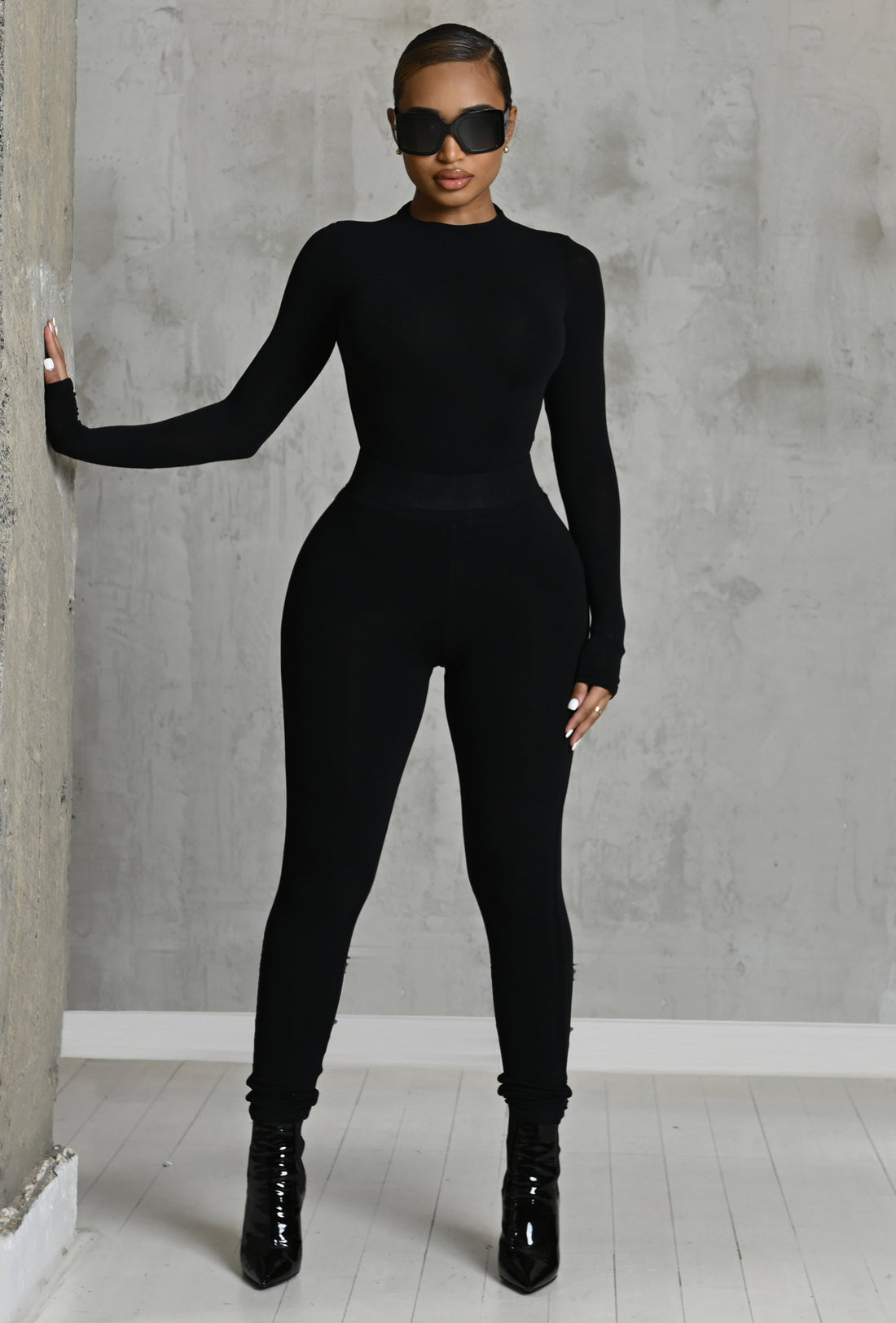 Matte Basix Sculpt Leggings - Black
