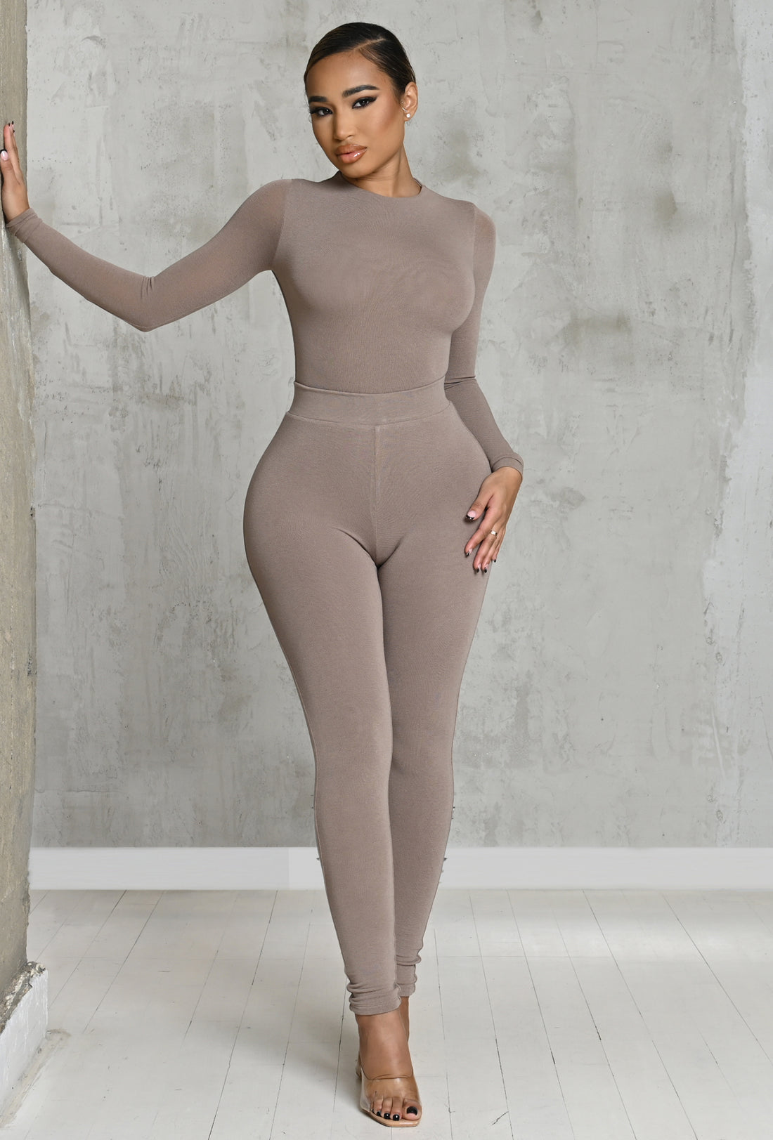 Matte Basix Sculpt Leggings - Nude